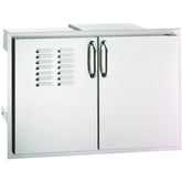 Select Series Double Doors with Tank Tray, Louvers & Dual Drawers - 30"